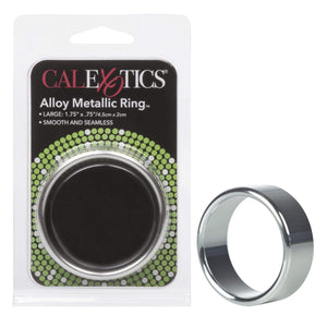 California Exotics - Alloy Metallic Cock Ring Large (Silver) Metal Cock Ring (Non Vibration) Durio Asia