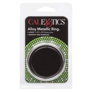 California Exotics - Alloy Metallic Cock Ring Large (Silver) Metal Cock Ring (Non Vibration) 716770055736 CherryAffairs