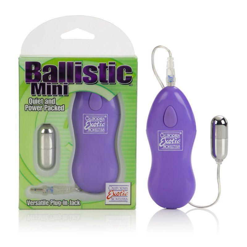 California Exotics - Ballistic Mini Remote Bullet Vibrator (Purple) Bullet (Vibration) Non Rechargeable Durio Asia