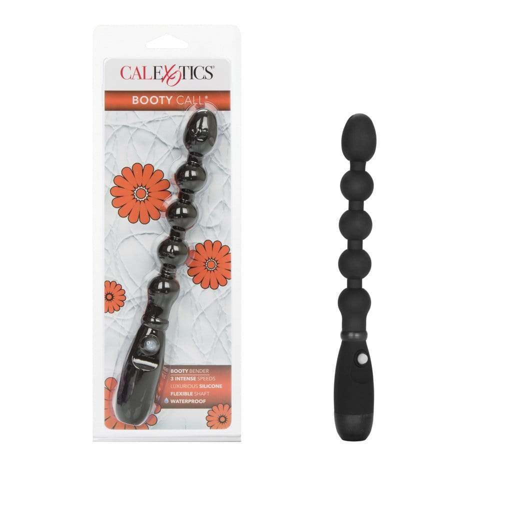California Exotics - Booty Call Booty Bender Vibrating Anal Beads (Black) Anal Beads (Vibration) Non Rechargeable Durio Asia