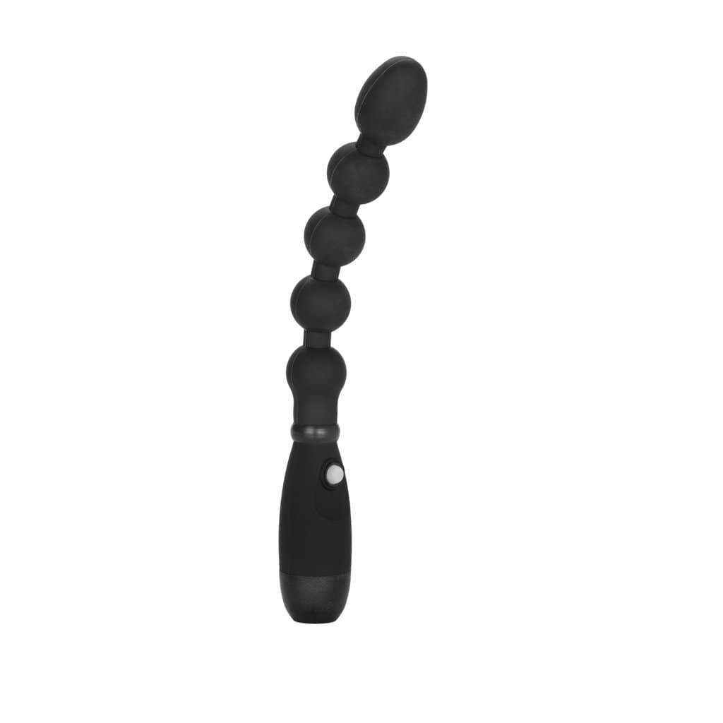 California Exotics - Booty Call Booty Bender Vibrating Anal Beads (Black) Anal Beads (Vibration) Non Rechargeable 716770086341 CherryAffairs