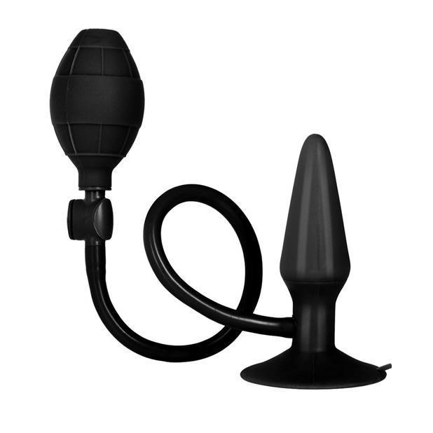 California Exotics - Booty Call Booty Pumper Small (Black) Expandable Anal Plug (Non Vibration) Singapore