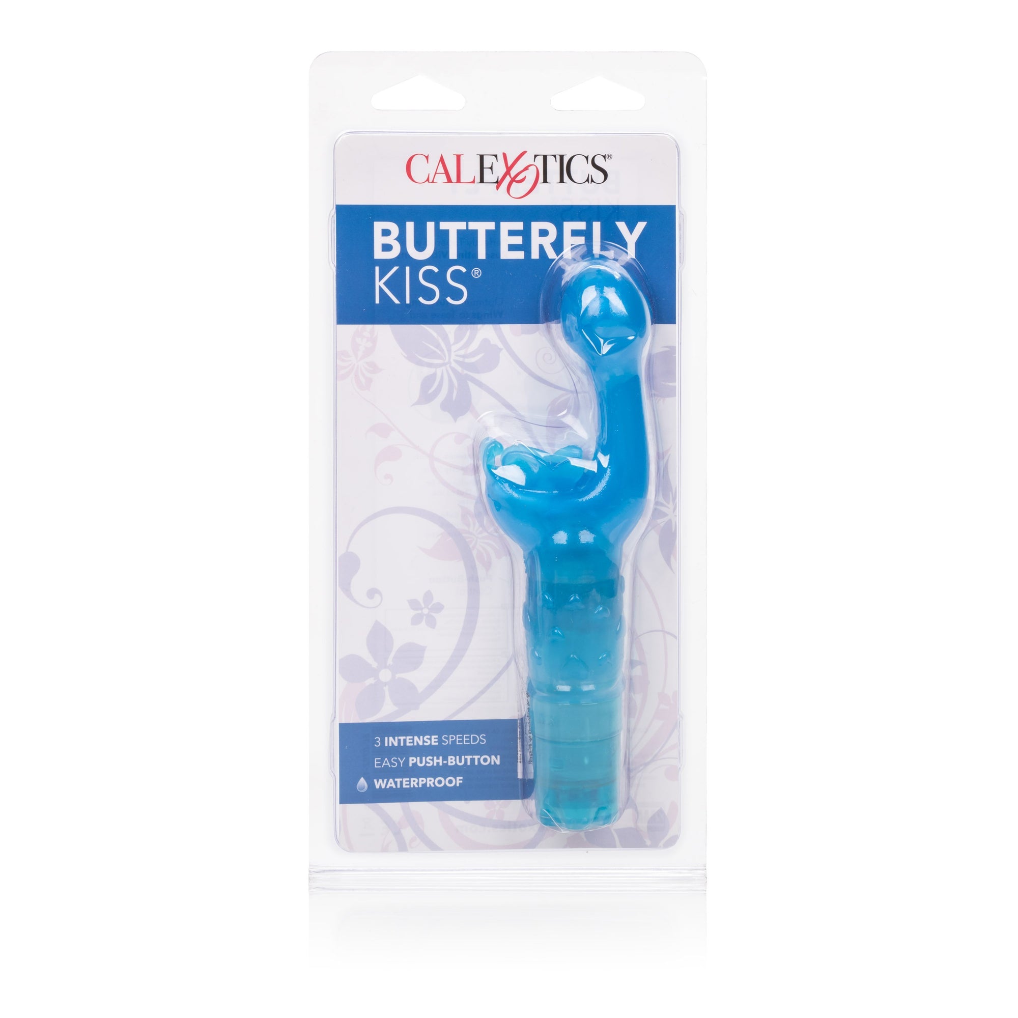 California Exotics - Butterfly Kiss Clit Massager (Blue) Clit Massager (Vibration) Non Rechargeable Singapore