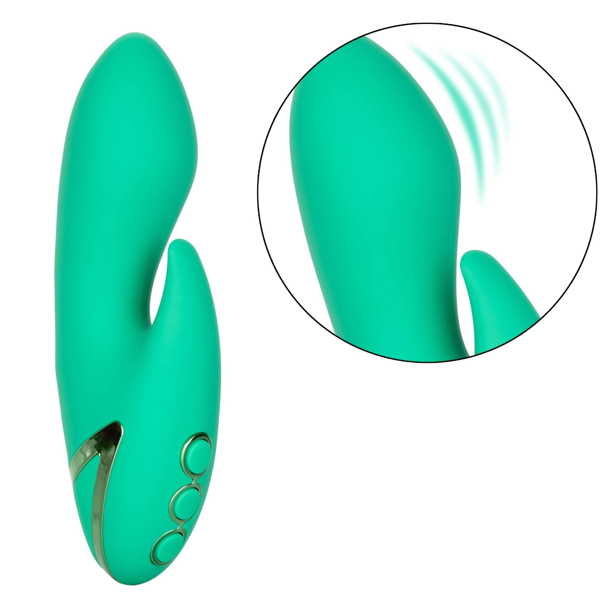 California Exotics - California Dreaming Sierra Sensation Rabbit Vibrator (Green) Clit Massager (Vibration) Rechargeable