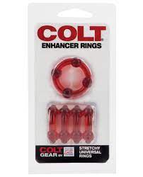 California Exotics - COLT Enhancer Cock Rings (Red)