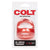 California Exotics - COLT XL Snug Tugger Dual Support Cock Ring (Red) Rubber Cock Ring (Non Vibration) 716770093462 CherryAffairs