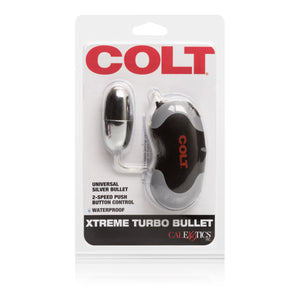 California Exotics - COLT Xtreme Turbo Bullet Vibrator (Silver) Wired Remote Control Egg (Vibration) Non Rechargeable Singapore