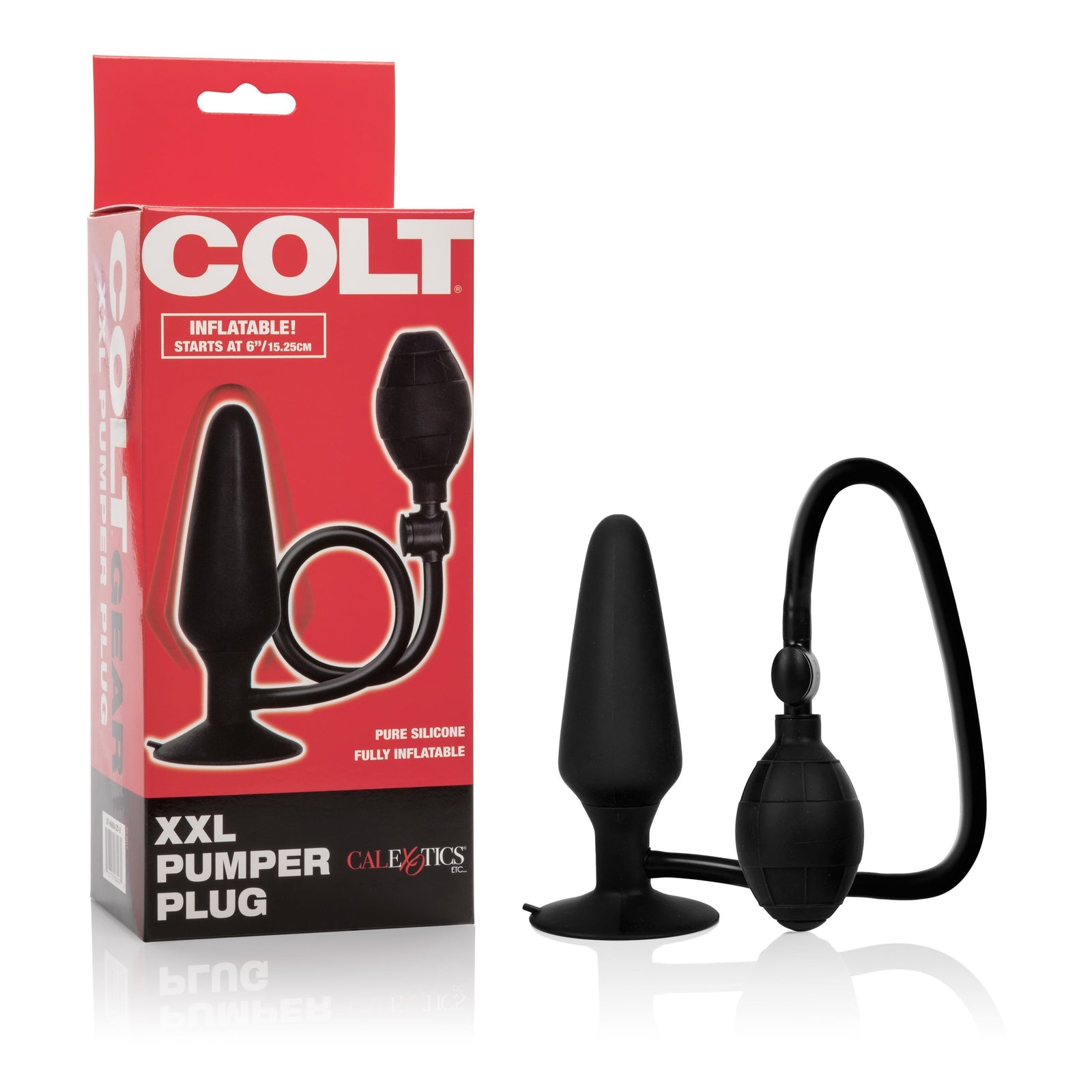 California Exotics - COLT XXL Pumper Anal Plug (Black) Anal Plug (Non Vibration) Durio Asia