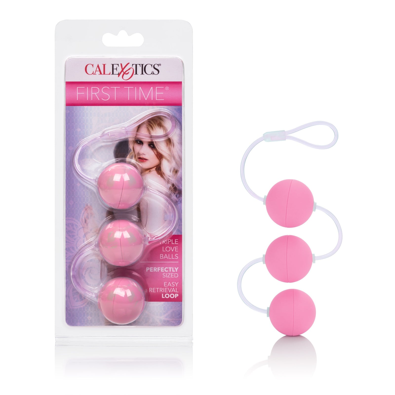 California Exotics - First Time Triple Love Kegel Balls (Pink) Kegel Balls (Non Vibration) Durio Asia
