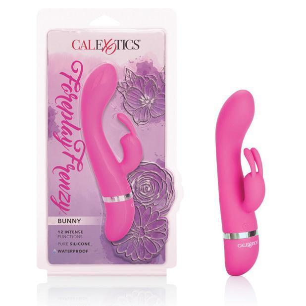 California Exotics - Foreplay Frenzy Bunny Vibrator (Pink) Rabbit Dildo (Vibration) Non Rechargeable Durio Asia