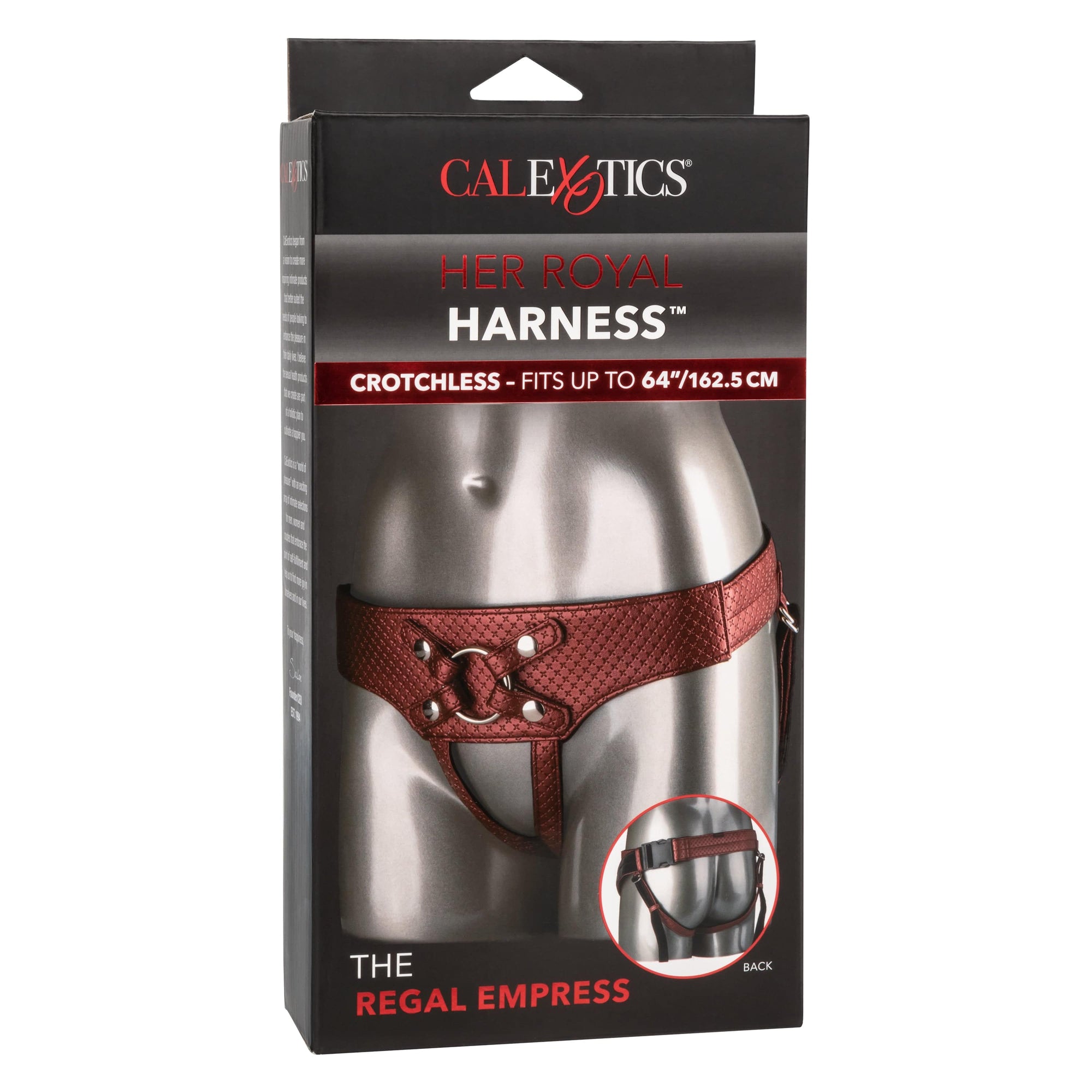 California Exotics - Her Royal Harness The Regal Empress Crotchless Strap On (Bronze) Strap On w/o Dildo 716770092069 CherryAffairs