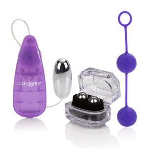 California Exotics - Hers Kegel Exercisers Kit (Purple) Kegel Balls (Vibration) Non Rechargeable Singapore