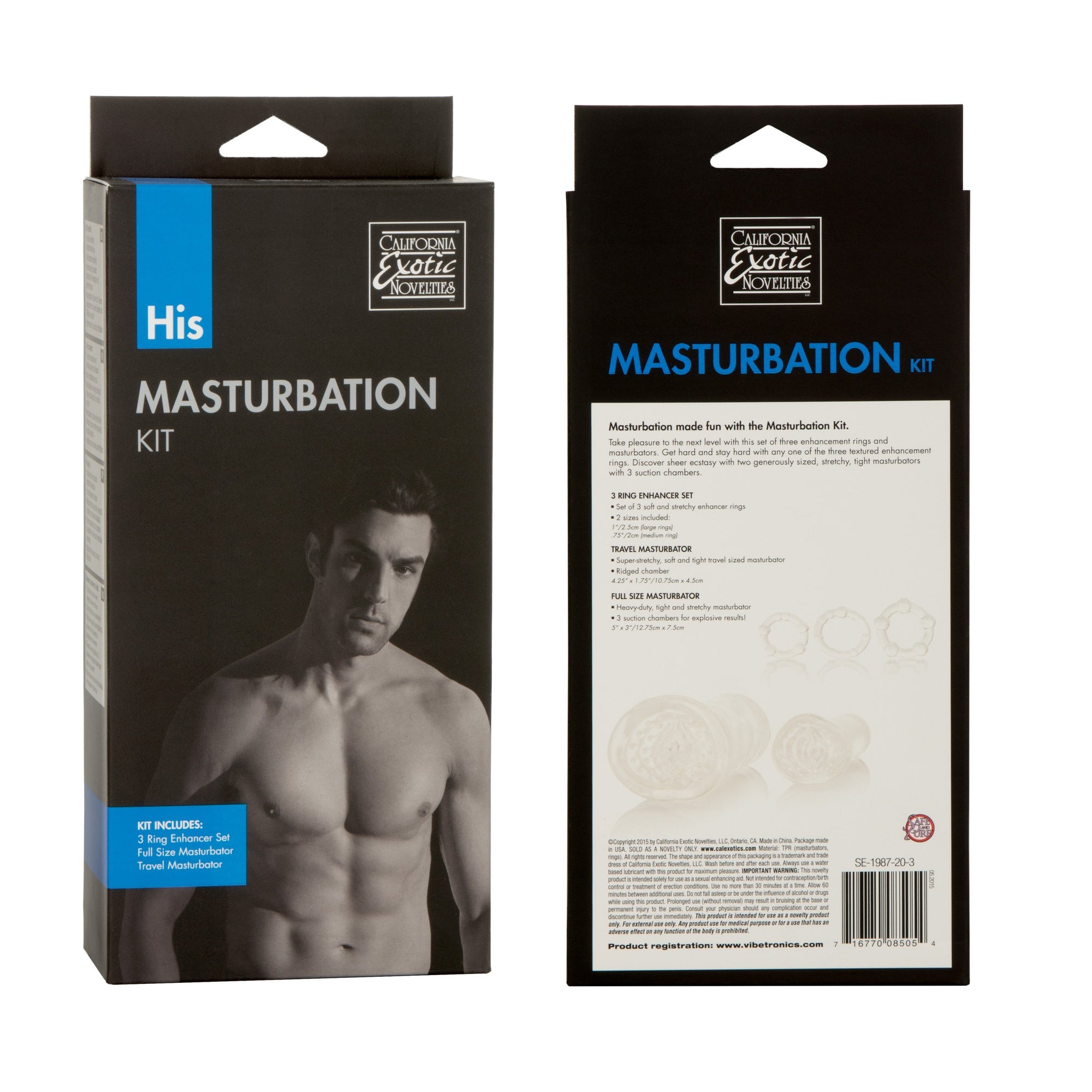 California Exotics - His Soft Stroker Masturbation Kit (Clear) Masturbator Soft Stroker (Non Vibration) Singapore