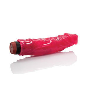 California Exotics - Hot Pinks Devil Dick Vibrating Dildo 6.5" (Pink) Non Realistic Dildo w/o suction cup (Vibration) Non Rechargeable Singapore