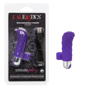 California Exotics - Intimate Play Rechargeable Finger Teaser Clit Massager (Purple) Clit Massager (Vibration) Rechargeable 620050066 CherryAffairs