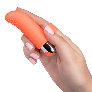 California Exotics - Intimate Play Rechargeable Finger Tickler Clit Massager (Orange) Clit Massager (Vibration) Rechargeable 716770094759 CherryAffairs