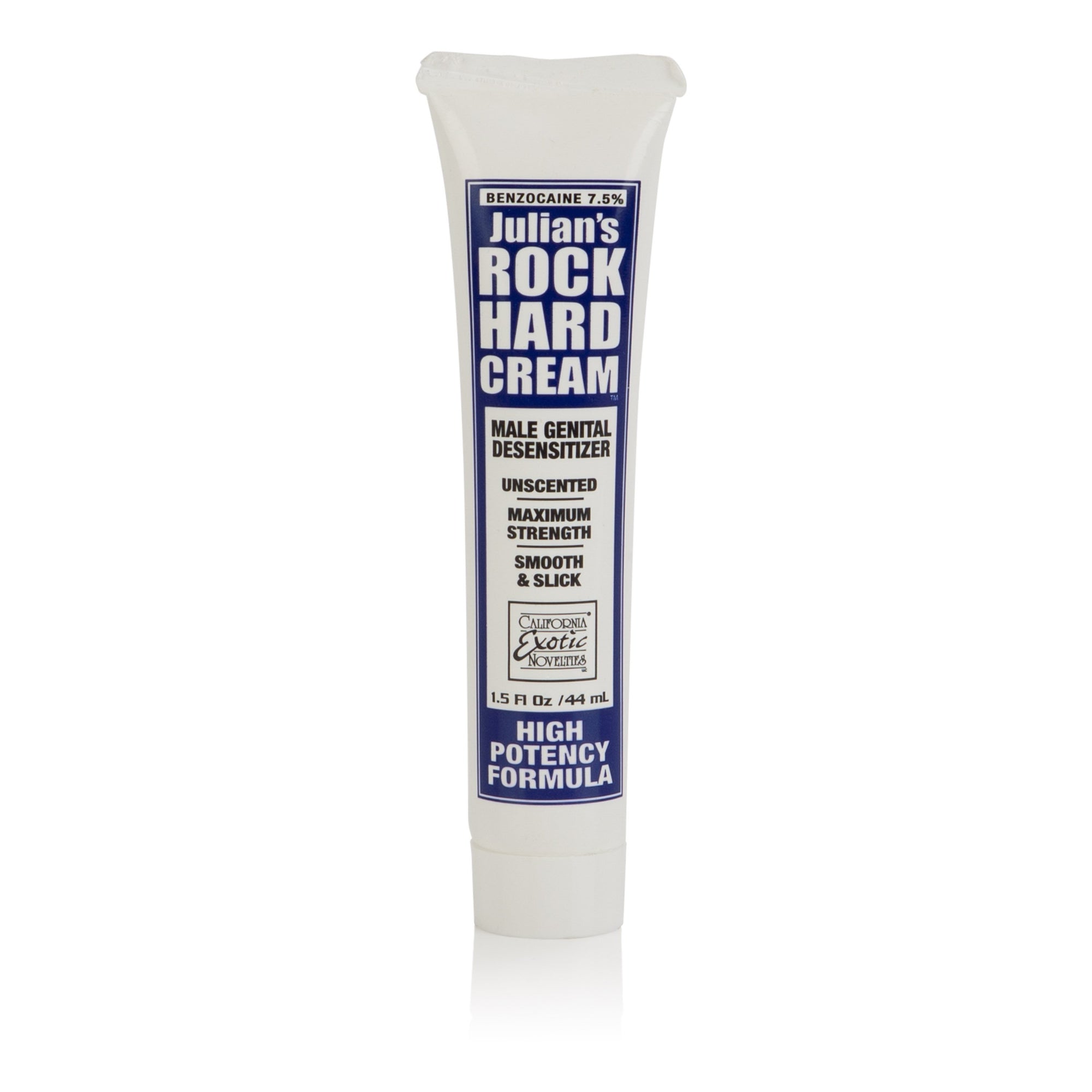 California Exotics - Julian's Rock Hard Desensitizing Delay Cream (White) Delayer Singapore