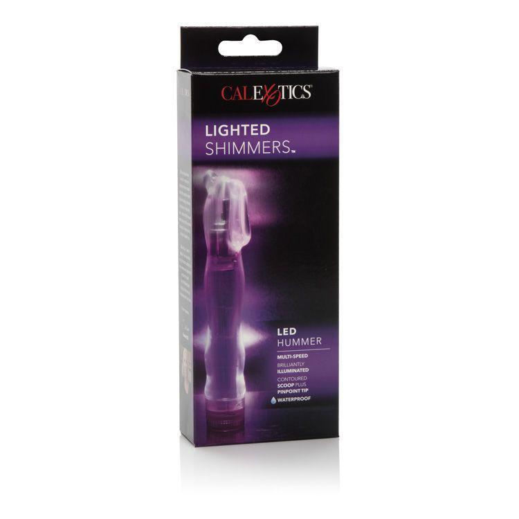 California Exotics - Lighted Shimmers LED Hummer Clit Massager (Purple) Clit Massager (Vibration) Non Rechargeable Singapore