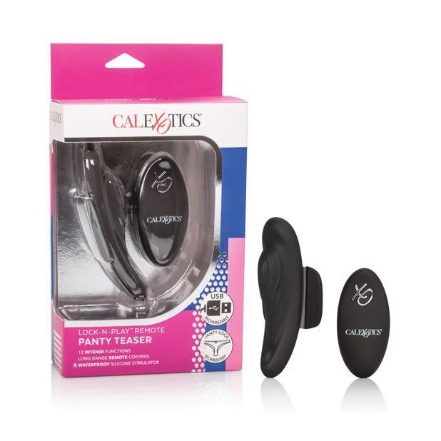 California Exotics - Lock N Play Remote Panty Vibrator (Black) Wireless Remote Control Egg (Vibration) Rechargeable Durio Asia
