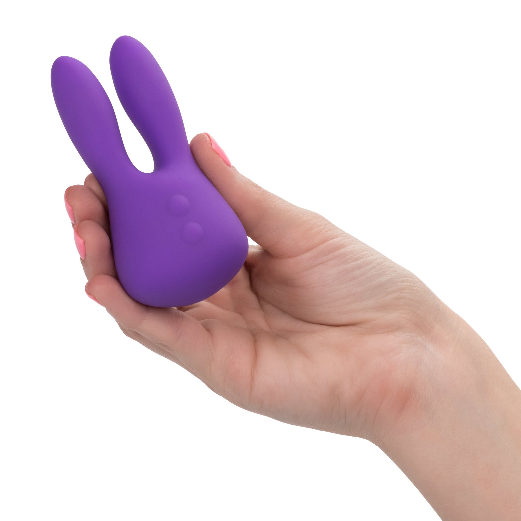 California Exotics - Mini Marvels Silicone Marvelous Bunny Clit Massager  (Purple) Clit Massager (Vibration) Rechargeable Singapore