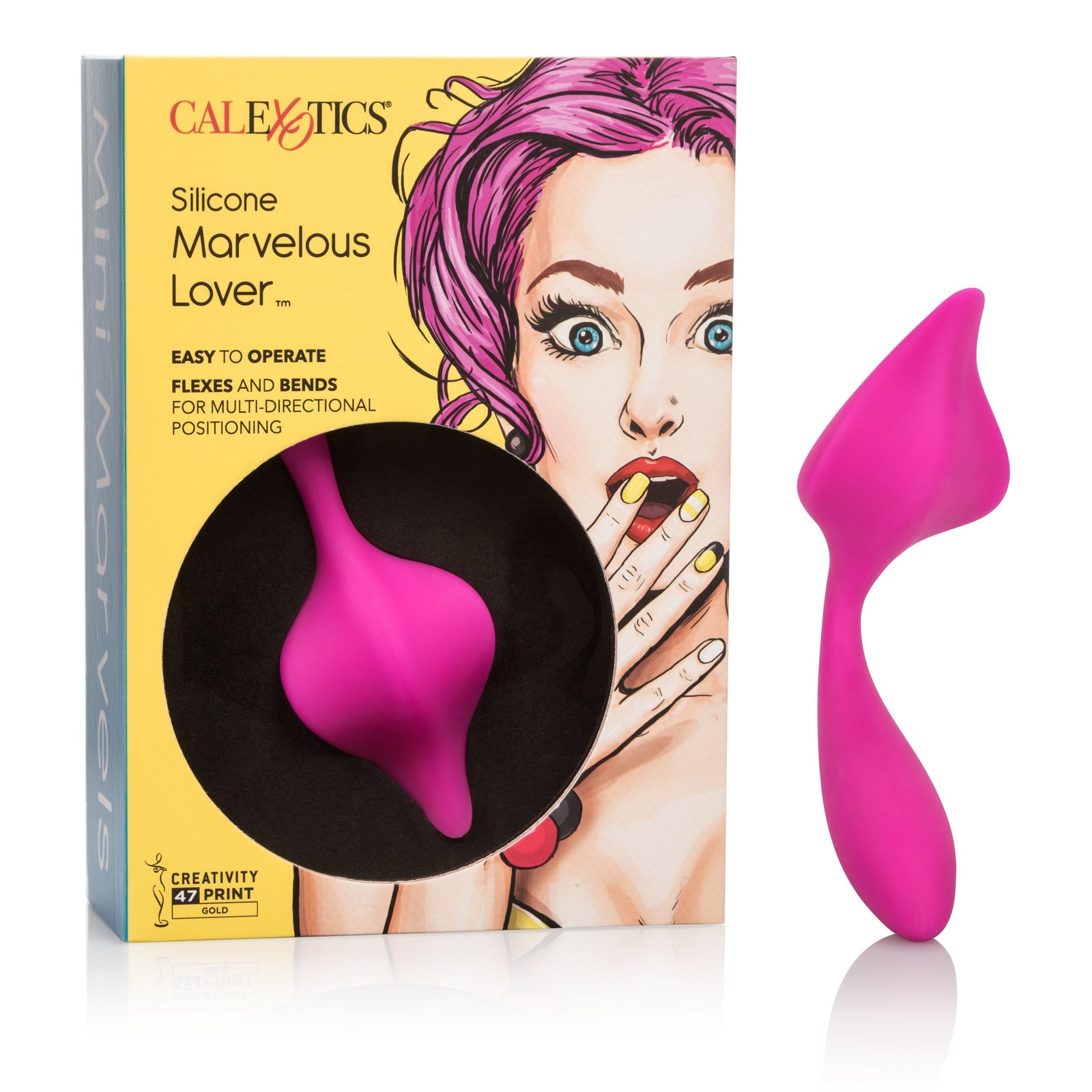 California Exotics - Mini Marvels Silicone Marvelous Lover Clit Massager (Pink) Clit Massager (Vibration) Rechargeable Durio Asia