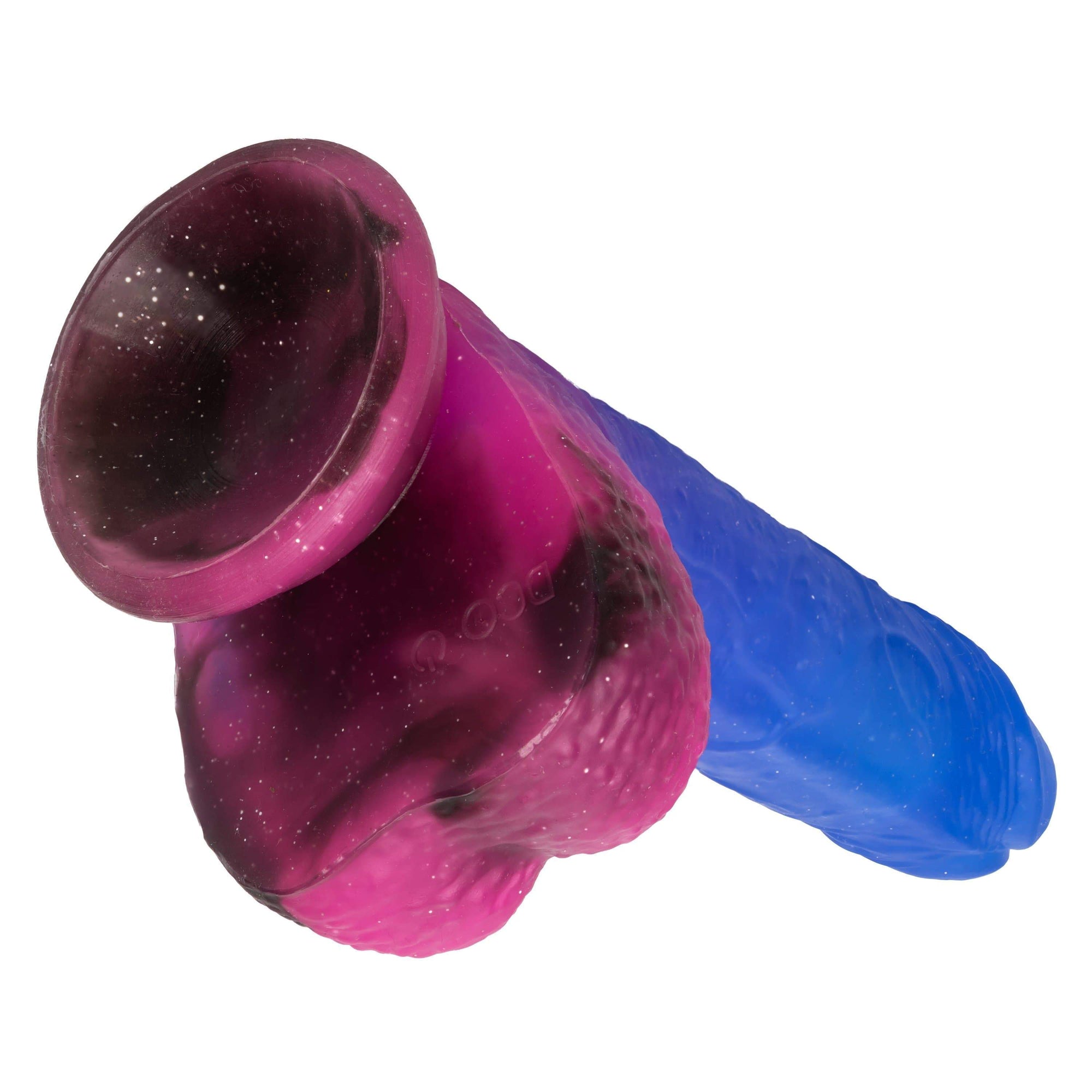 California Exotics - Naughty Bits Ombre Hombre Vibrating Dildo (Purple) Realistic Dildo with suction cup (Vibration) Rechargeable 716770094421 CherryAffairs