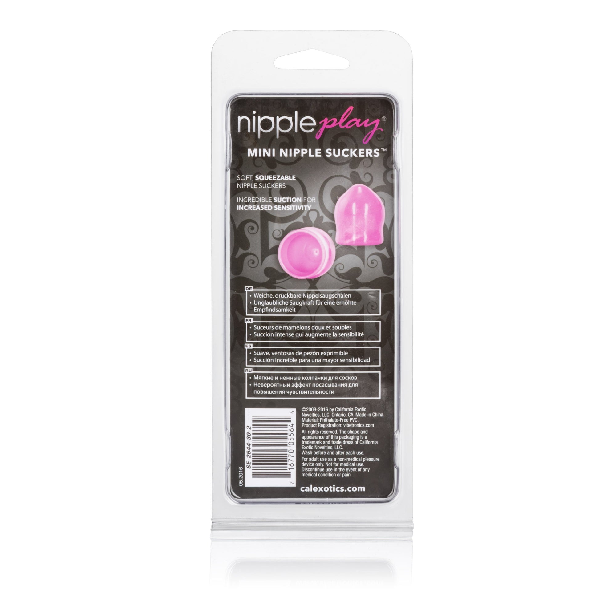 California Exotics - Nipple Play Mini Soft Nipple Suckers (Pink) Nipple Pumps (Non Vibration) Singapore