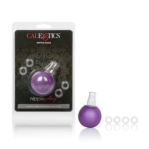 California Exotics - Nipple Play Nipple Bulb Pump (Purple) Nipple Pumps (Non Vibration) Durio Asia