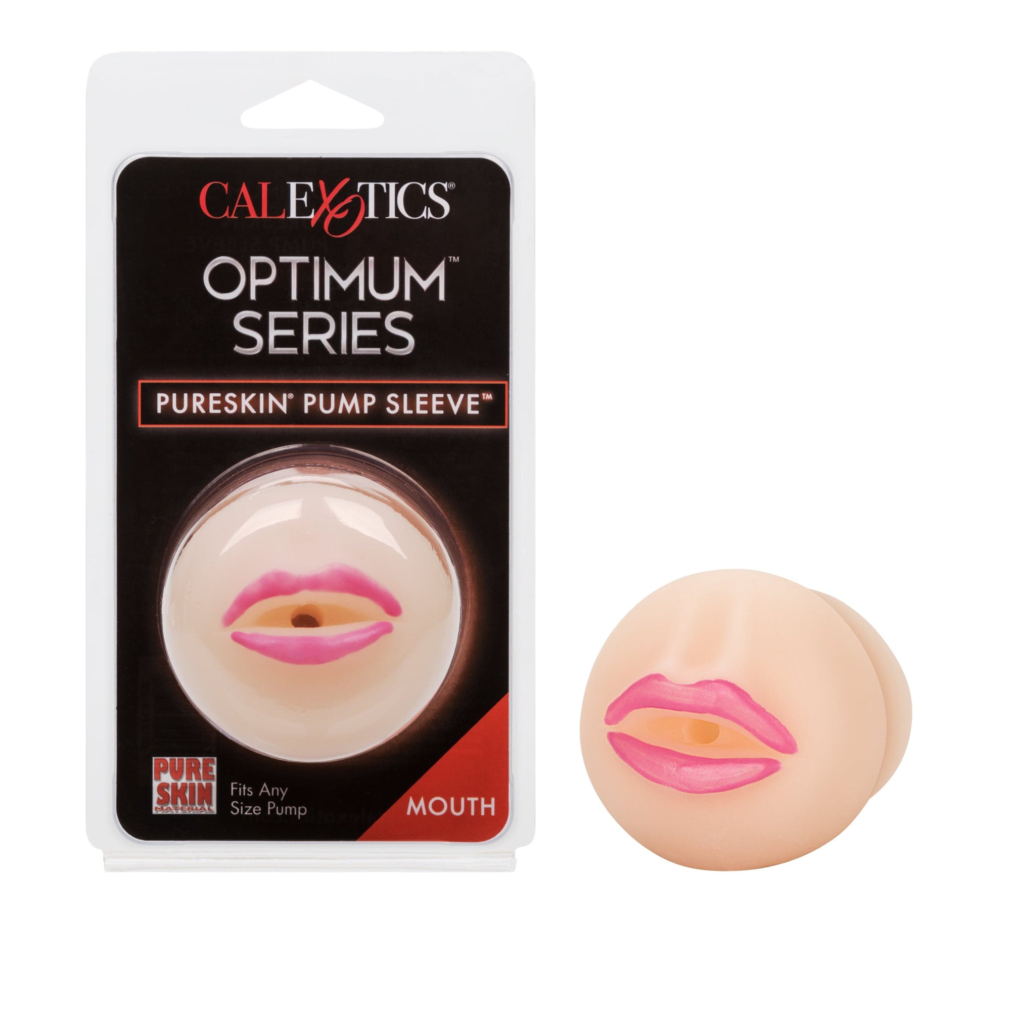 California Exotics - Optimum Series Pure Skin Pump Sleeve Replacement Mouth (Beige) Accessories 620050494 CherryAffairs