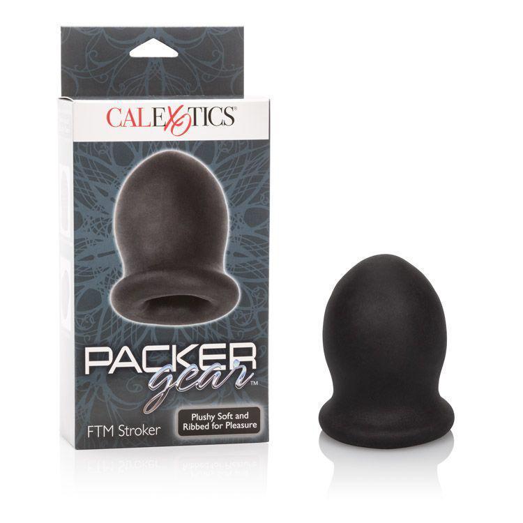California Exotics - Packer Gear FTM Stroker Masturbator (Black) Masturbator Soft Stroker (Non Vibration) Durio Asia