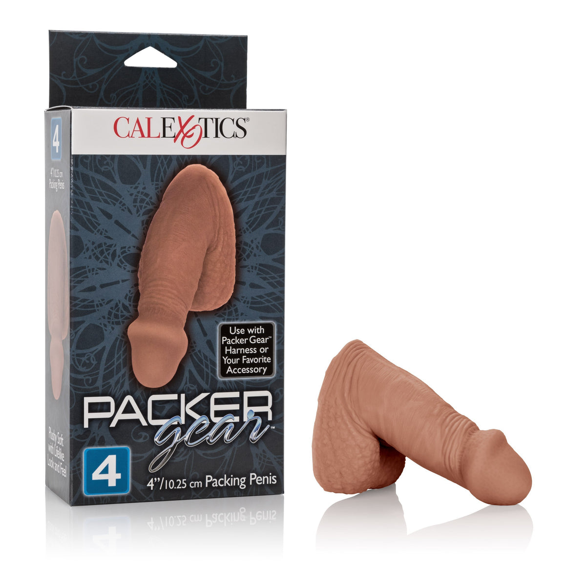 California Exotics - Packer Gear Packing Penis 4&quot; (Brown) Bachelorette Party Novelties Durio Asia