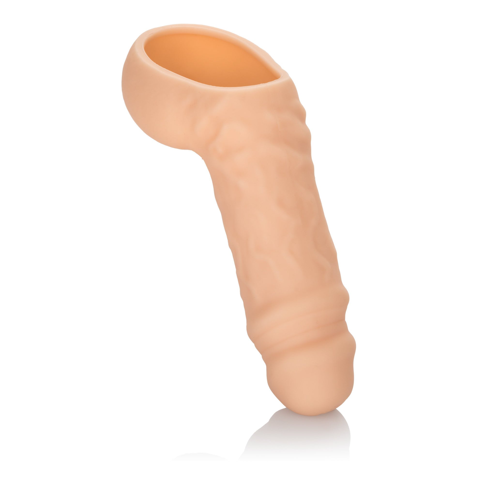 California Exotics - Packer Gear STP Hollow Packer (Beige) Strap On with Hollow Dildo for Male (Non Vibration)