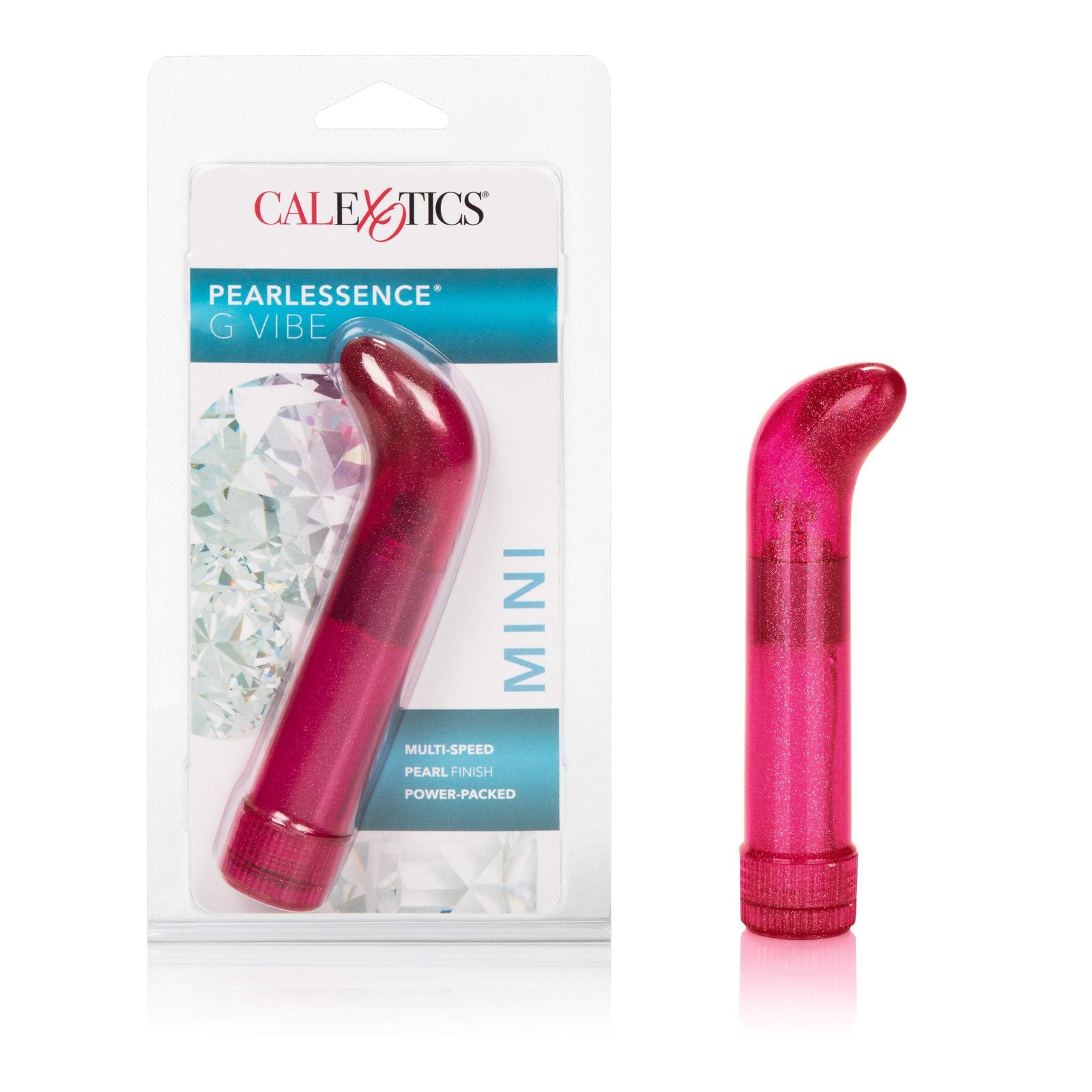 California Exotics - Pearlessence G Spot Vibrator (Pink) G Spot Dildo (Vibration) Non Rechargeable Durio Asia