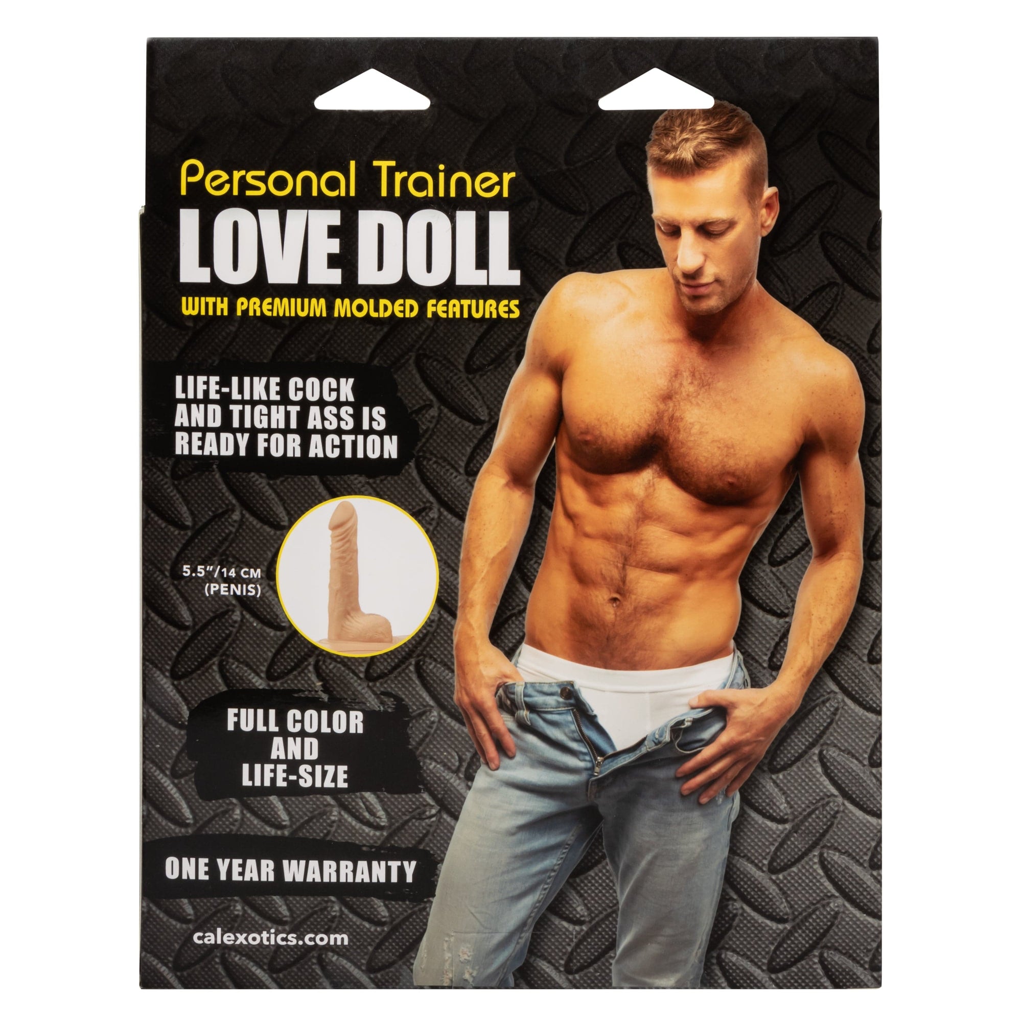 California Exotics - Personal Trainer Inflatable Love Doll Masturbator Dildo 5.5" (Beige) Doll 716770101662 CherryAffairs