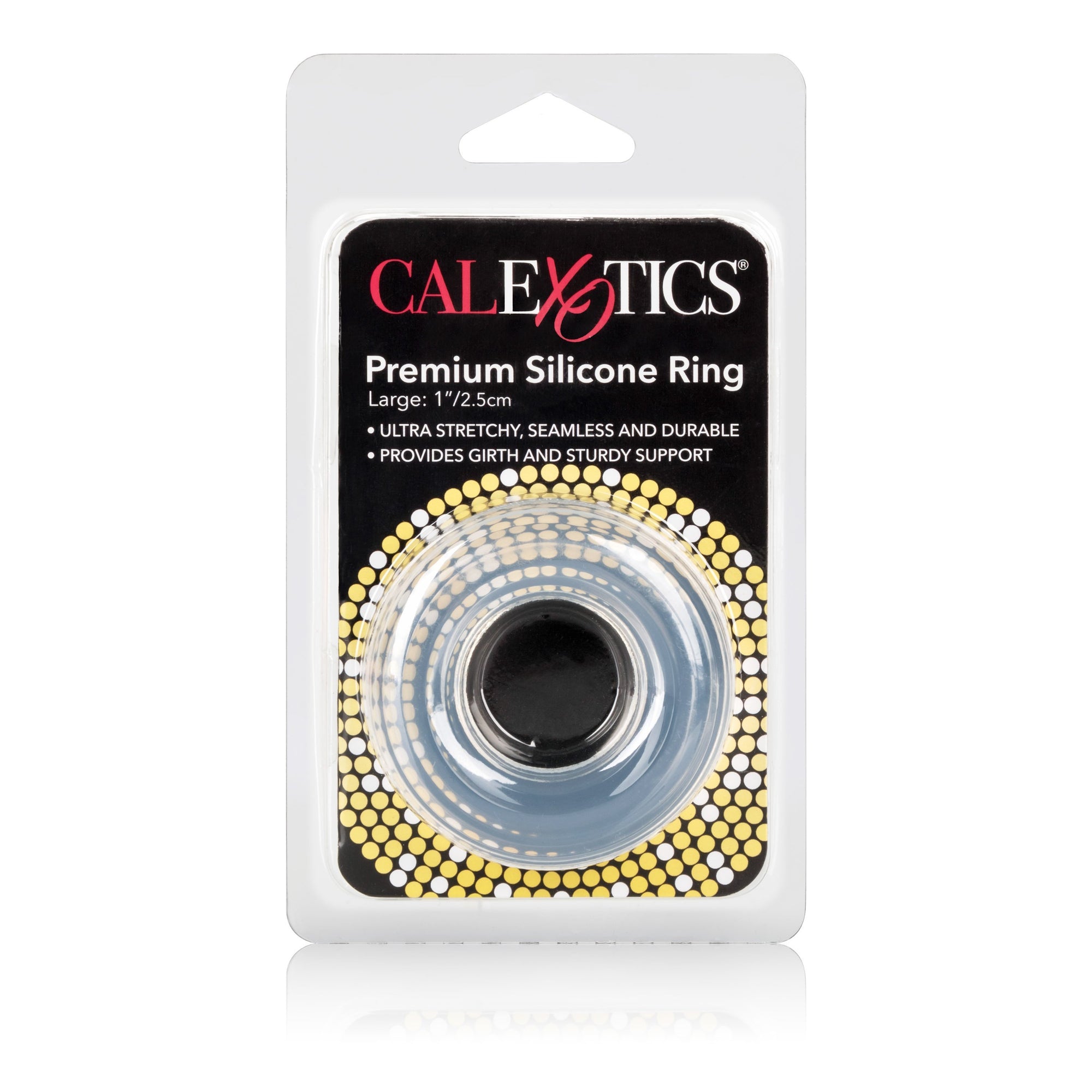 California Exotics - Premium Silicone Cock Ring Large (Clear) Silicone Cock Ring (Non Vibration) Singapore