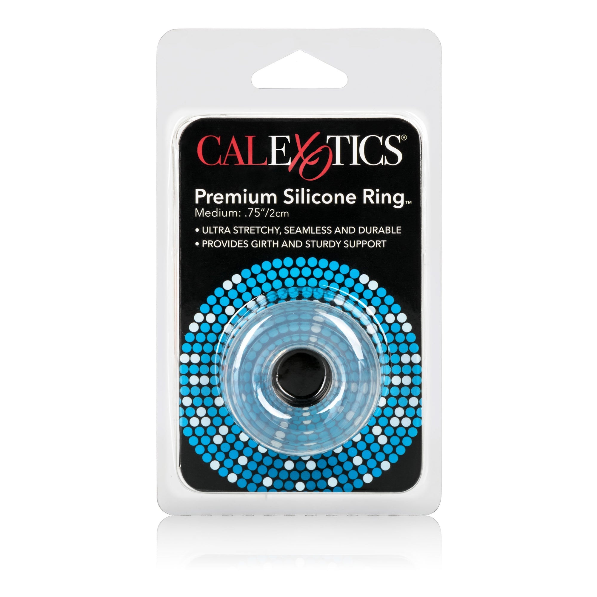 California Exotics - Premium Silicone Cock Ring Medium (Clear) Silicone Cock Ring (Non Vibration) Singapore