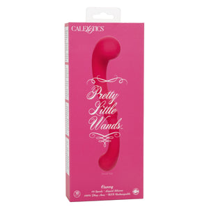 California Exotics - Pretty Little Wands Curvy Flexible G Spot Vibrator (Pink) G Spot Dildo (Vibration) Rechargeable 716770101785 CherryAffairs