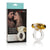 California Exotics - Pure Gold Double Trouble Enhancer Vibrating Cock Ring (Clear) Rubber Cock Ring (Vibration) Non Rechargeable Singapore