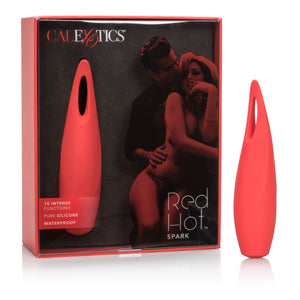 California Exotics - Red Hot Spark Rechargeable Clit Massager (Red) Clit Massager (Vibration) Rechargeable Durio Asia