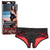 California Exotics - Scandal Crotchless Pegging Panty Set L/XL (Red) Strap On with Non hollow Dildo for Female (Non Vibration) 716770093547 CherryAffairs