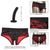 California Exotics - Scandal Crotchless Pegging Panty Set S/M (Red) Strap On with Non hollow Dildo for Female (Non Vibration) 716770093530 CherryAffairs