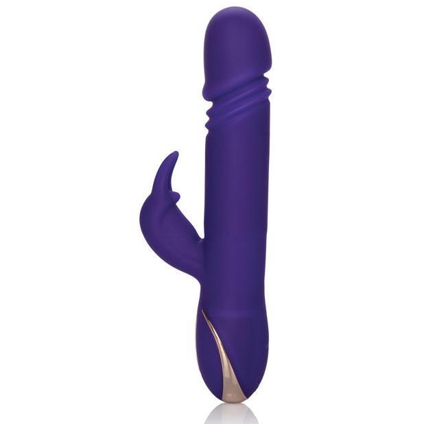 California Exotics - Signature Silicone Thrusting Jack Rabbit Vibrator (Purple) Rabbit Dildo (Vibration) Rechargeable Singapore
