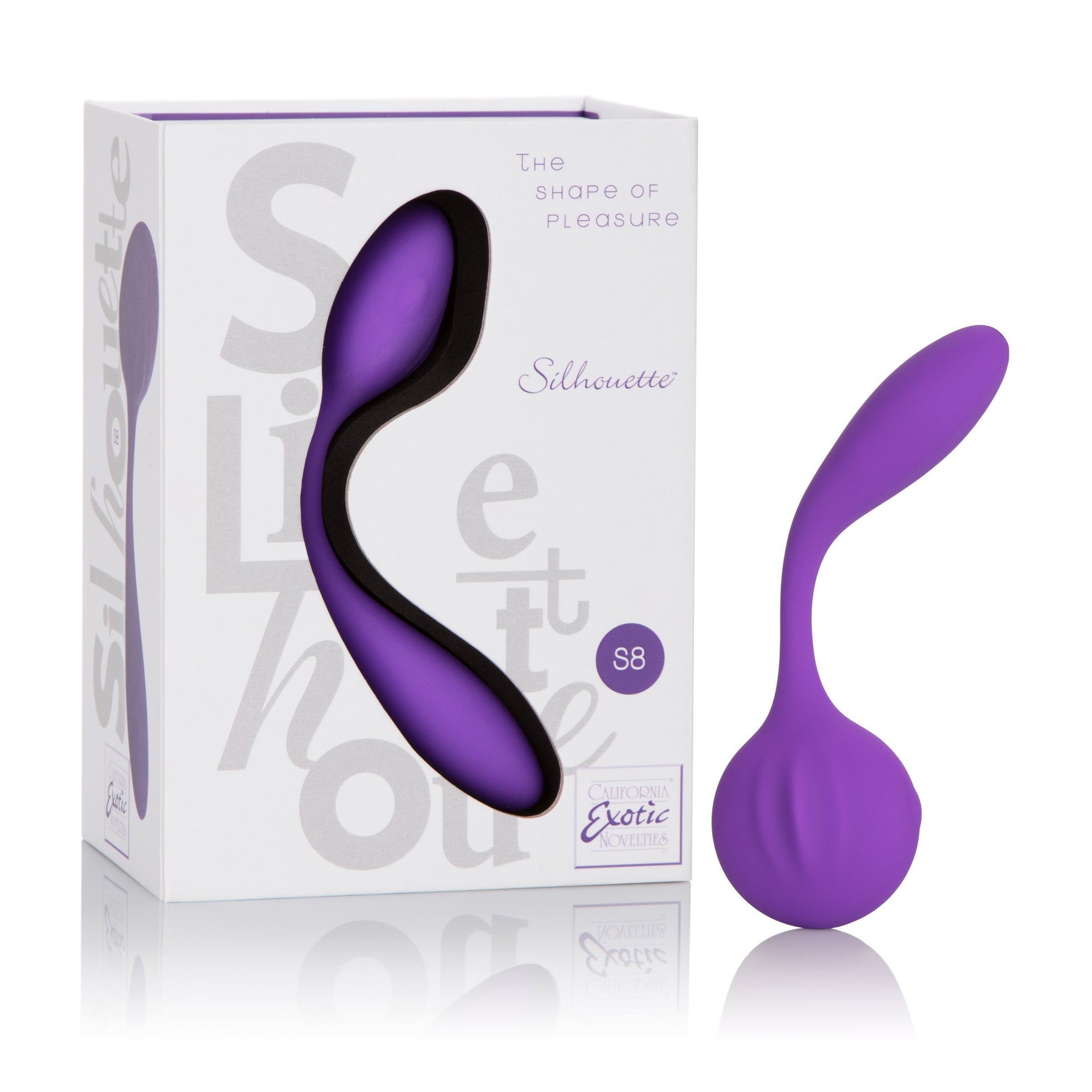 California Exotics - Silhouette S8 Rechargeable G Spot Vibrator (Purple) G Spot Dildo (Vibration) Rechargeable Durio Asia