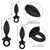 California Exotics - Silicone Anal Probe Kit 3 Plugs (Black) Anal Kit (Non Vibration) 716770098887 CherryAffairs