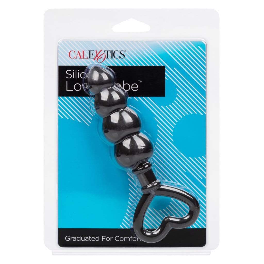 California Exotics - Silicone Love Probe Anal Beads (Black) Anal Beads (Non Vibration) 716770093127 CherryAffairs