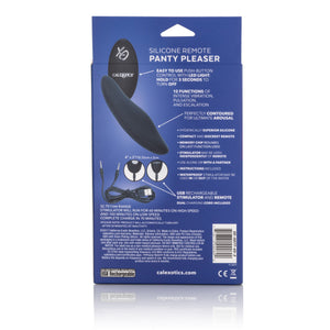 California Exotics - Silicone Remote Panty Pleaser Vibrator (Black) Panties Massager Remote Control (Vibration) Rechargeable Singapore