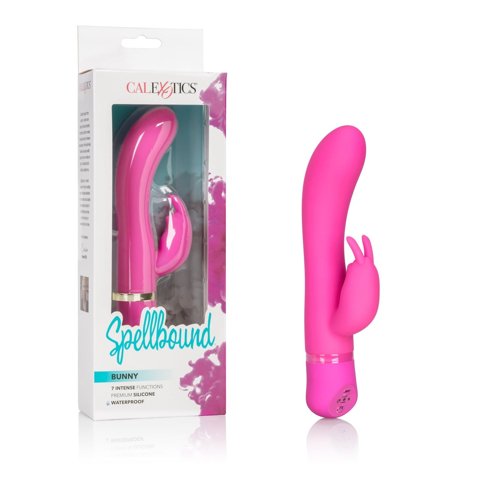 California Exotics - Spellbound Bunny Vibrator (Pink) Rabbit Dildo (Vibration) Non Rechargeable Durio Asia