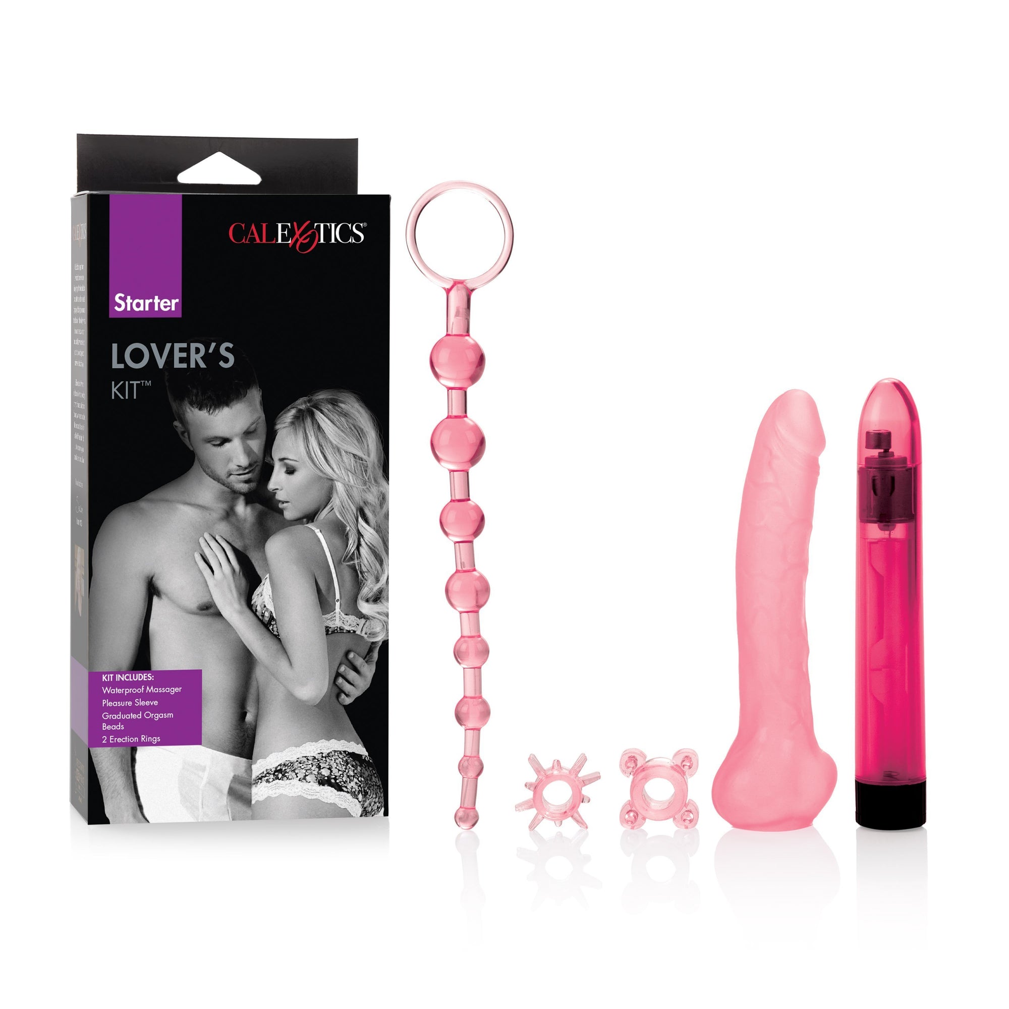 California Exotics - Starter Lover's Couple Kit (Pink) Couples Set Durio Asia