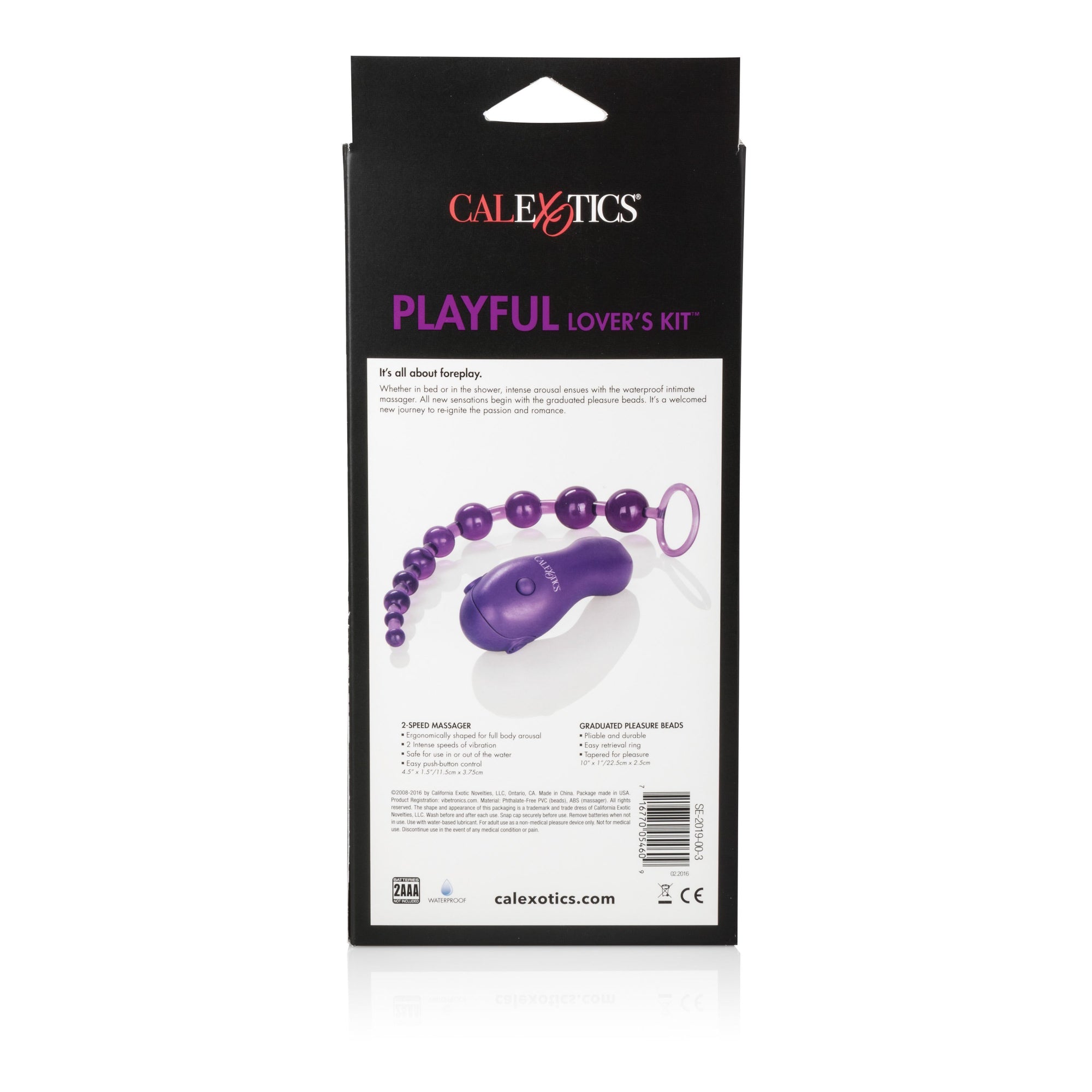 California Exotics - Starter Playful Lover's Kit (Purple) Clit Massager (Vibration) Non Rechargeable Singapore