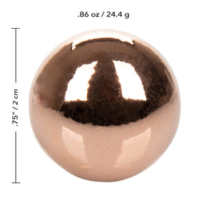 California Exotics - Steel Climax Weighted  Kegel Balls (Gold) Kegel Balls (Non Vibration) 716770091819 CherryAffairs
